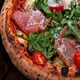 Pizza Prosciutto Crudo PIZZA Gold Terrace Ocna Mureș Transilvania. Pizza Delivery!
