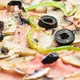 Pizza Quattro Stagioni PIZZA Gold Terrace Ocna Mureș Transilvania. Pizza Delivery!